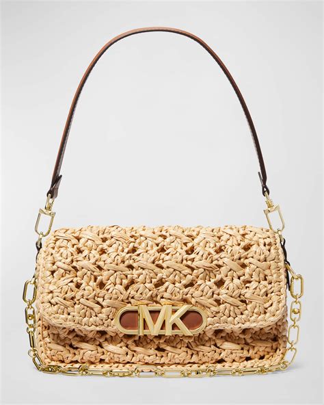 michael kors straw bag uk|Michael Kors straw backpack.